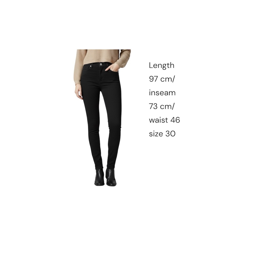 Seven7 Black Straight Leg Mid Rise NWT Jeans/Leggings - Picture 2 of 13